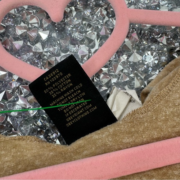 Obey tank top beige brown skull sugar skull day of dead skater oversized cute - Picture 6 of 6